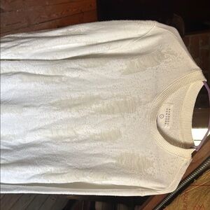 Barneys New York Cream Sweater